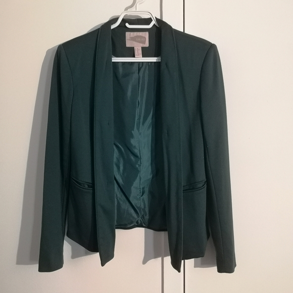 WOMEN/BLAZER/SUITE/EMERALD GREEN - Picture 1 of 3